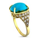 Ring - 18 karaat Geel goud, Exclusieve 18K geelgouden, Nieuw