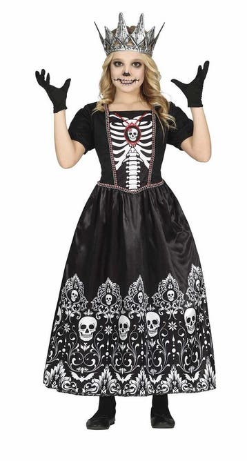 Gothic Halloween Kostuum Meisje Koningin, Verzenden, Nieuw