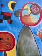 Joan Miro (1893-1983) - Les échelles en roue de feu