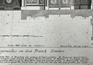 Paul Decker (1677-1713) - Auffriss der Schmalen Seyte des