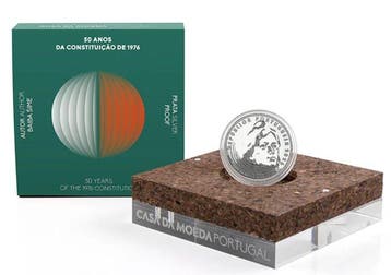 Portugal. 2 1/2 Euro 2026 Constituição Proof (Zonder, Postzegels en Munten