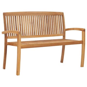 Tuinbank 128cm | Tweede kansje | OP = OP, Tuin en Terras, Tuinbanken, Verzenden, Gebruikt, Teakhout
