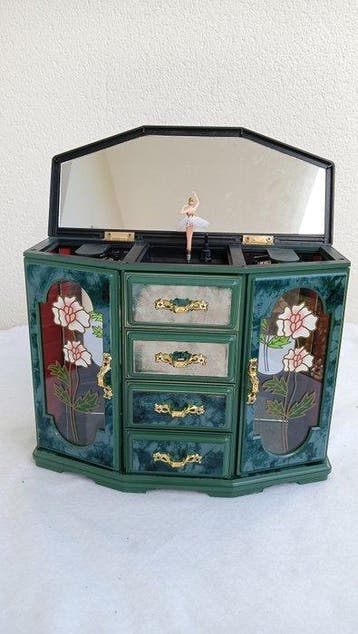 Vintage - Coffret musical - Boîte à bijoux