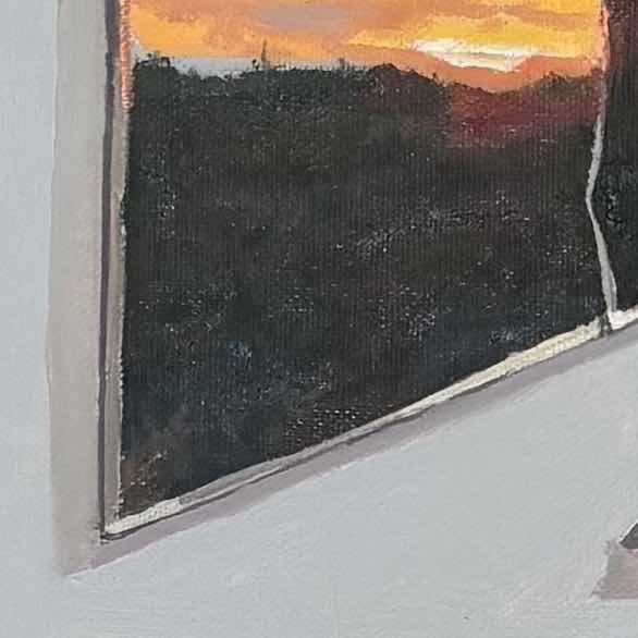 Eden Solis - reflect Life time sunset 2, Antiquités & Art, Art | Peinture | Moderne