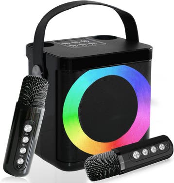 Karaoke speaker Bluetooth | Retour deal | Sla je slag, Verzenden, Nieuw, Complete set