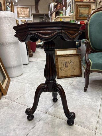 Table dappoint - Acajou, Ronce de noyer