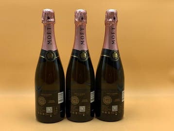 Moët & Chandon, Rosé Impérial - Champagne Brut - 3 Bouteille