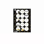 A5 Stickervel Sinterklaas zwart wit goud 15 stickers, Ophalen of Verzenden, Nieuw, Sticker