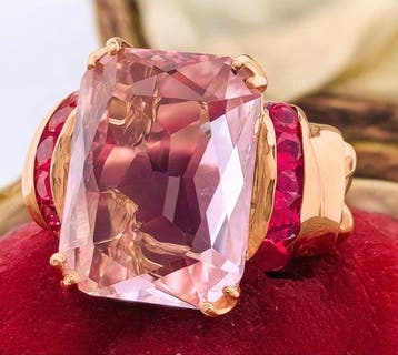 Zonder minimumprijs - Ring - 9 kt. Roségoud, Zilver, Nieuw