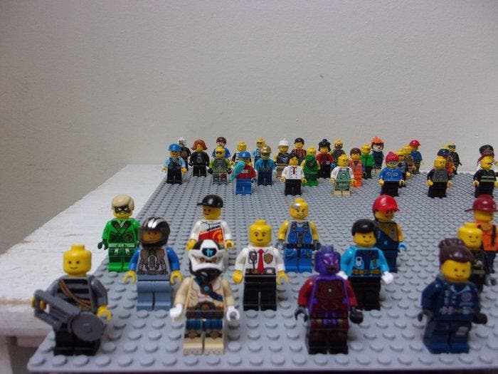 Lego - Minifigures - 54 Lego minifigures, Kinderen en Baby's, Speelgoed | Duplo en Lego