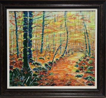 Josep Soler (1941) - Camino de otoño