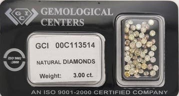 Sans prix de réserve - 57 pcs Diamant (Couleur naturelle) -, Bijoux, Sacs & Beauté, Pierres précieuses