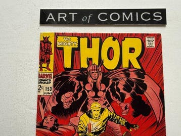The Mighty Thor #153 - Ulik Appearance - 1 Comic - EO - 1968, Nieuw
