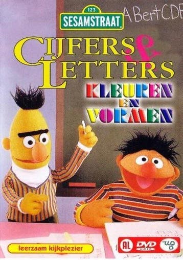 Cijfers en Letters, kleuren en vormen (dvd tweedehands film), Ophalen of Verzenden