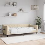 Slaapbank creme - Tweede kansje, OP = OP voor deze prijs, Huis en Inrichting, 90 cm, Eenpersoons, Verzenden, Zo goed als nieuw