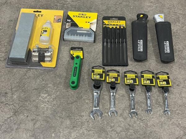 Veiling - Stanley doe-het-zelf gereedschap set 11-delig, Bricolage & Construction, Outillage | Outillage à main