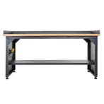 Datona Werkbank met bamboe werkblad en legbord - 200 cm -, Ophalen of Verzenden, Nieuw