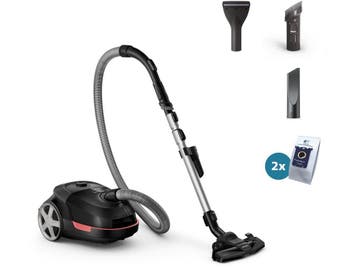 Philips XD5123/10 - Stofzuiger met Zak - 900W - HEPA-filter, Verzenden, Zo goed als nieuw