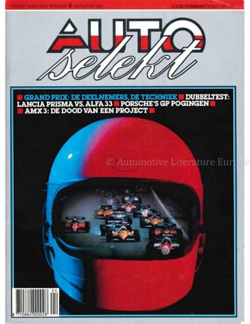 1983 AUTOSELEKT MAGAZINE 08 NEDERLANDS, Nieuw
