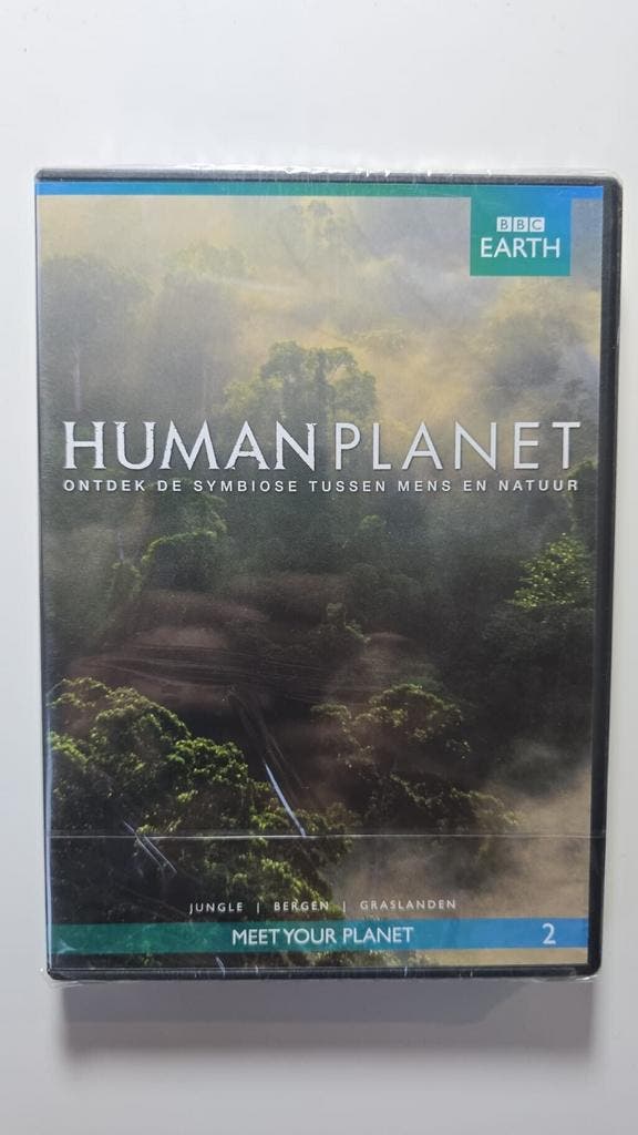 BBC EARTH HUMAN PLANET ONTDEK DE SYMBIOSE TUSSEN MENS EN, Cd's en Dvd's, Dvd's | Overige Dvd's, Gebruikt
