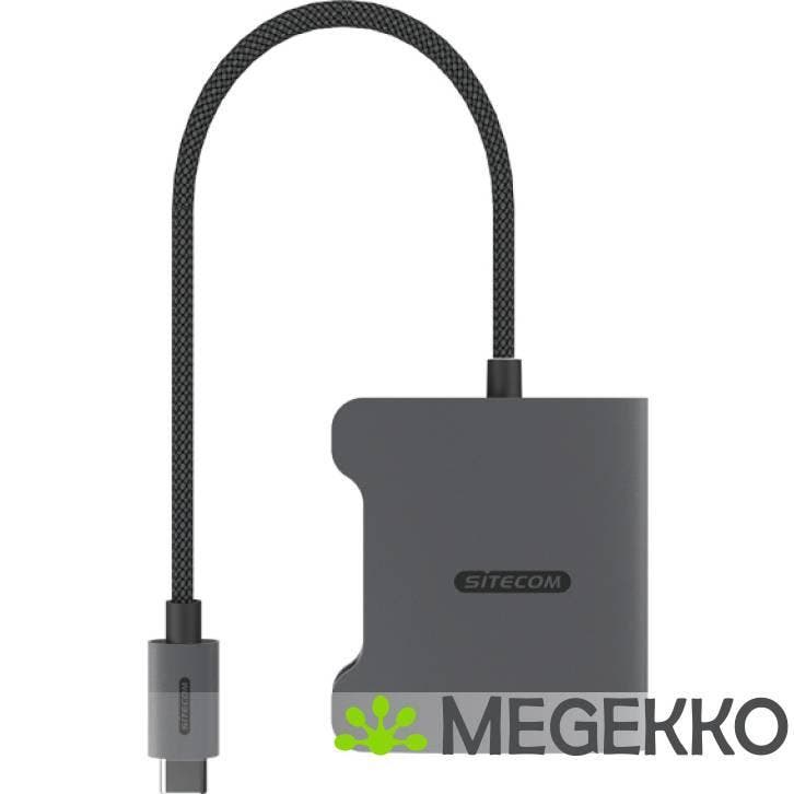 Sitecom USB-C to Dual HDMI adapter, Computers en Software, Pc- en Netwerkkabels, Nieuw, Verzenden