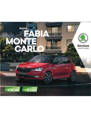 2019 SKODA FABIA MONTE CARLO BROCHURE NEDERLANDS