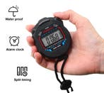 Digitale stopwatch (kleuren zwart-rood-blauw, ABS-kunststof, Verzenden, Nieuw