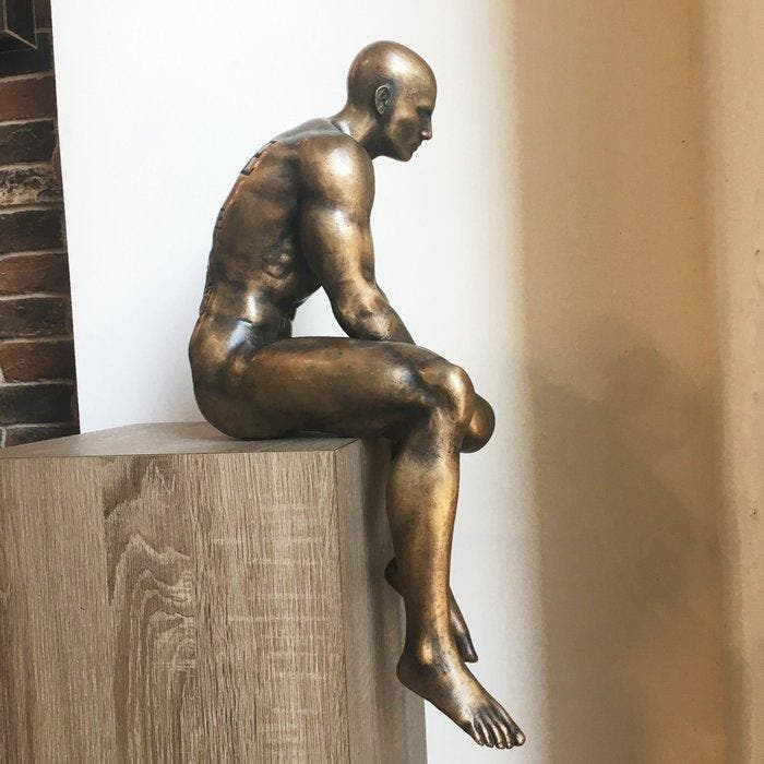 Andrea Giorgi - Life is a battle (bronze casting), Antiquités & Art, Art | Objets design