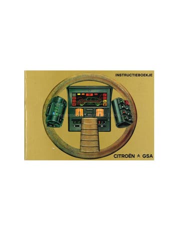 1981 CITROEN GSA INSTRUCTIEBOEKJE NEDERLANDS