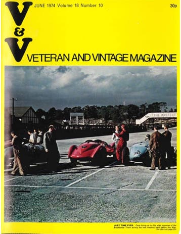 1974 VETERAN AND VINTAGE MAGAZINE 10 ENGELS, Ophalen of Verzenden, Nieuw