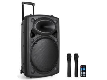 Qtx QR15PABT Mobiele Bluetooth PA Luidspreker Box Accu, Nieuw
