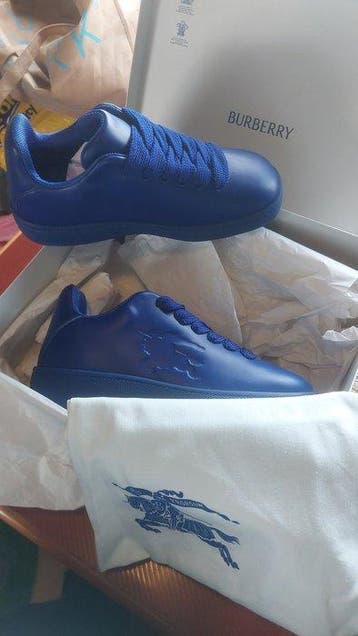 Burberry - Box Leather Knight Low Top - Sneakers - Taille :, Kleding | Heren, Nieuw