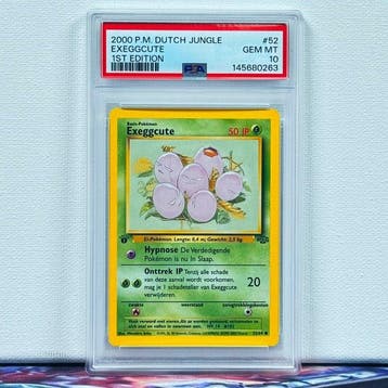 Pokémon Graded card - EXEGGCUTE #52 1ST EDITION - Pokémon -