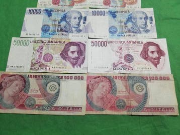 Italie. - 12 Banknotes - Various Dates (Sans prix de