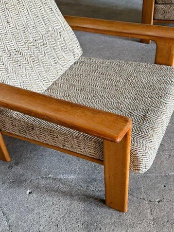 Fauteuil (2) - Eik, bouclé
