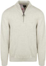 Barbour Trui Half Zip Greige maat Maat 48/50 (M) Heren, Verzenden