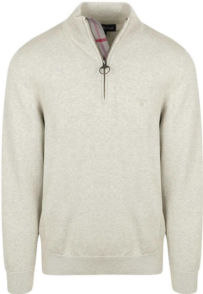 Barbour Trui Half Zip Greige maat Maat 48/50 (M) Heren, Vêtements | Hommes, Pulls & Vestes, Envoi