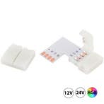 LED Strip RGB click hoek connector 90 graden soldeervrij 10, Verzenden, Nieuw