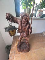 sculptuur, Sculpture “Veilleur de nuit” - 49.5 cm - Hout -