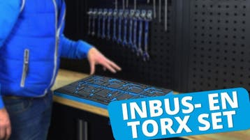 Datona 18-delige inbus- en torxsleutelset met T-greep in, Ophalen of Verzenden, Nieuw