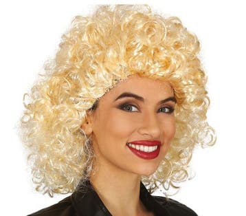 Krullen Pruik Blond, Verzenden, Nieuw