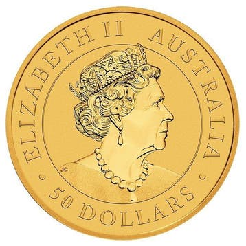 1/2 oz - Goud .999 - Goldmünze Känguru Random Years 40 Jahre