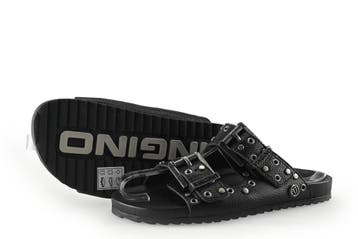 Vingino Slippers Meisjes in maat 31 Zwart, Verzenden, Jongen of Meisje, Schoenen, Zo goed als nieuw