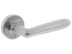 Veiling - 6x Intersteel deurkruk op rond rozet Christel, Doe-het-zelf en Bouw, Hang- en Sluitwerk, Nieuw