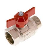 Mâle à Femelle G/G 3/4 Poignée Papillon Conception Courte, Verzenden