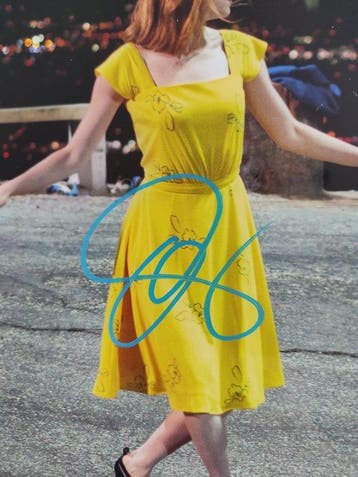 La La Land - Emma Stone & Ryan Gosling - Dual Signed Photo