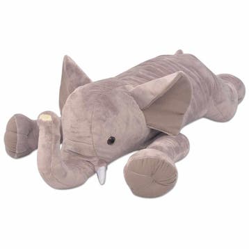 vidaXL Knuffelbeest olifant XXL 120 cm, Verzenden, Nieuw