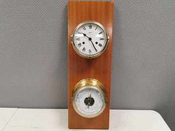 Schatz/Royal Mariner Scheepsklok en barometer (2) - Metaal,