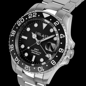 Ublast - Automatic Diver GMT - 20 ATM - UBDGM40BK - Homme -, Nieuw