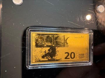 Tchad. 3000 Francs Banknote 20 Euro - 1/200 (.999) (Sans